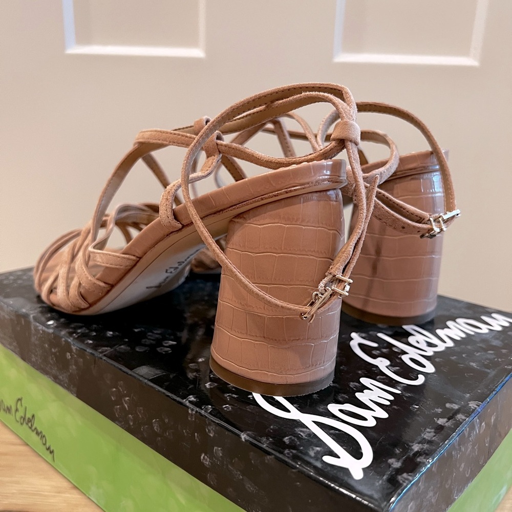 Sam Edelman Tan heeled sandal | 8.5 - Picture 5 of 12